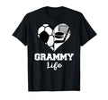 Grammy Life Heart Funny Soccer Hockey T-Shirt - Graphic Print for Adults - T-Shirt, Sweatshirt, Hoodie