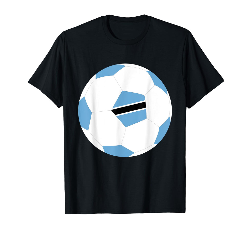 Botswana Soccer Ball Motswana Flag T-Shirt - Trendy Graphic Men Women - T-Shirt, Sweatshirt, Hoodie