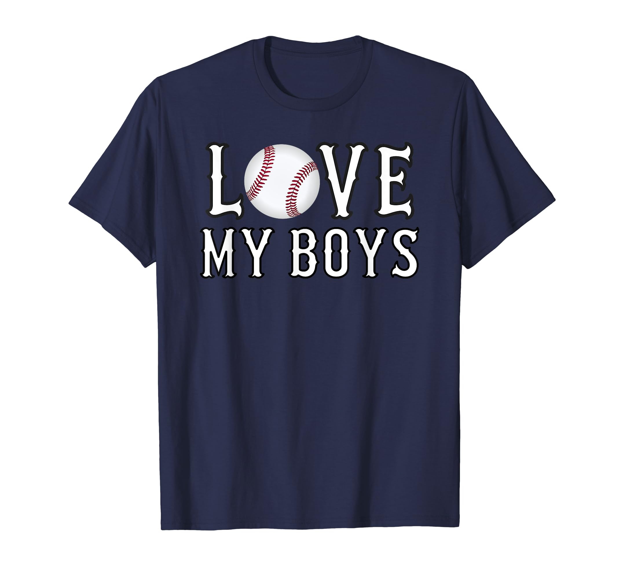 I Love My Baseball Mom Baseball Mom T-Shirt - Trendy Graphic Unisex - T-Shirt, Sweatshirt, Hoodie