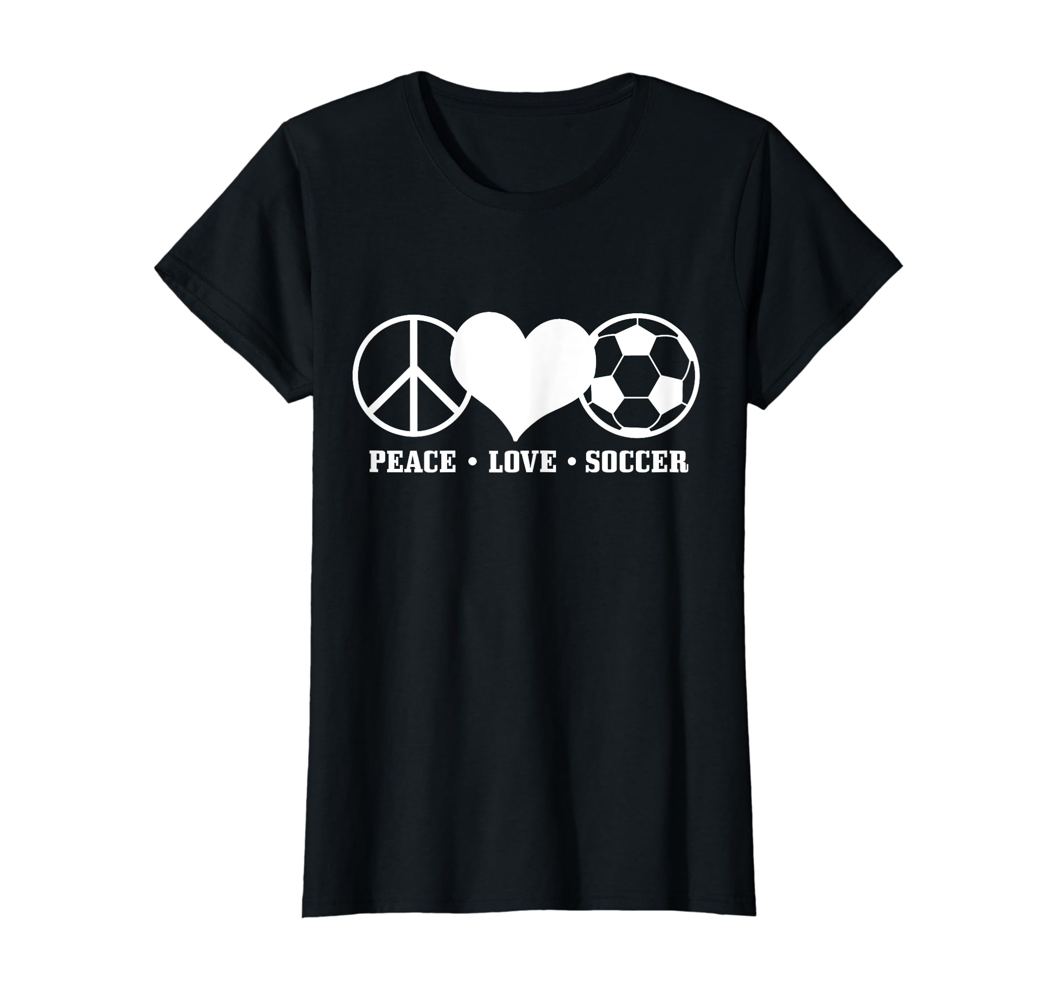 Soccer Player Coach Sports Peace T-Shirt - Custom Art Print for Adults - T-Shirt, Sweatshirt, Hoodie