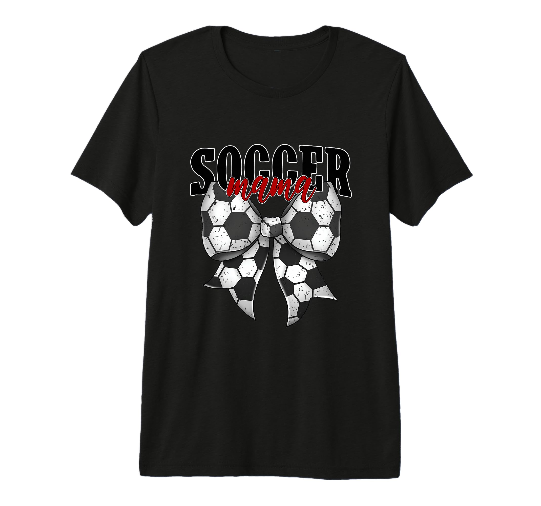 Soccer Mama Coquette Bow Proud T-Shirt - Minimalist Print for Adults - T-Shirt, Sweatshirt, Hoodie