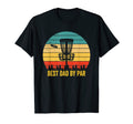 Mens Best Dad Par Disc Golf Dad Papa T-Shirt - Unique Graphic Men Women - T-Shirt, Sweatshirt, Hoodie