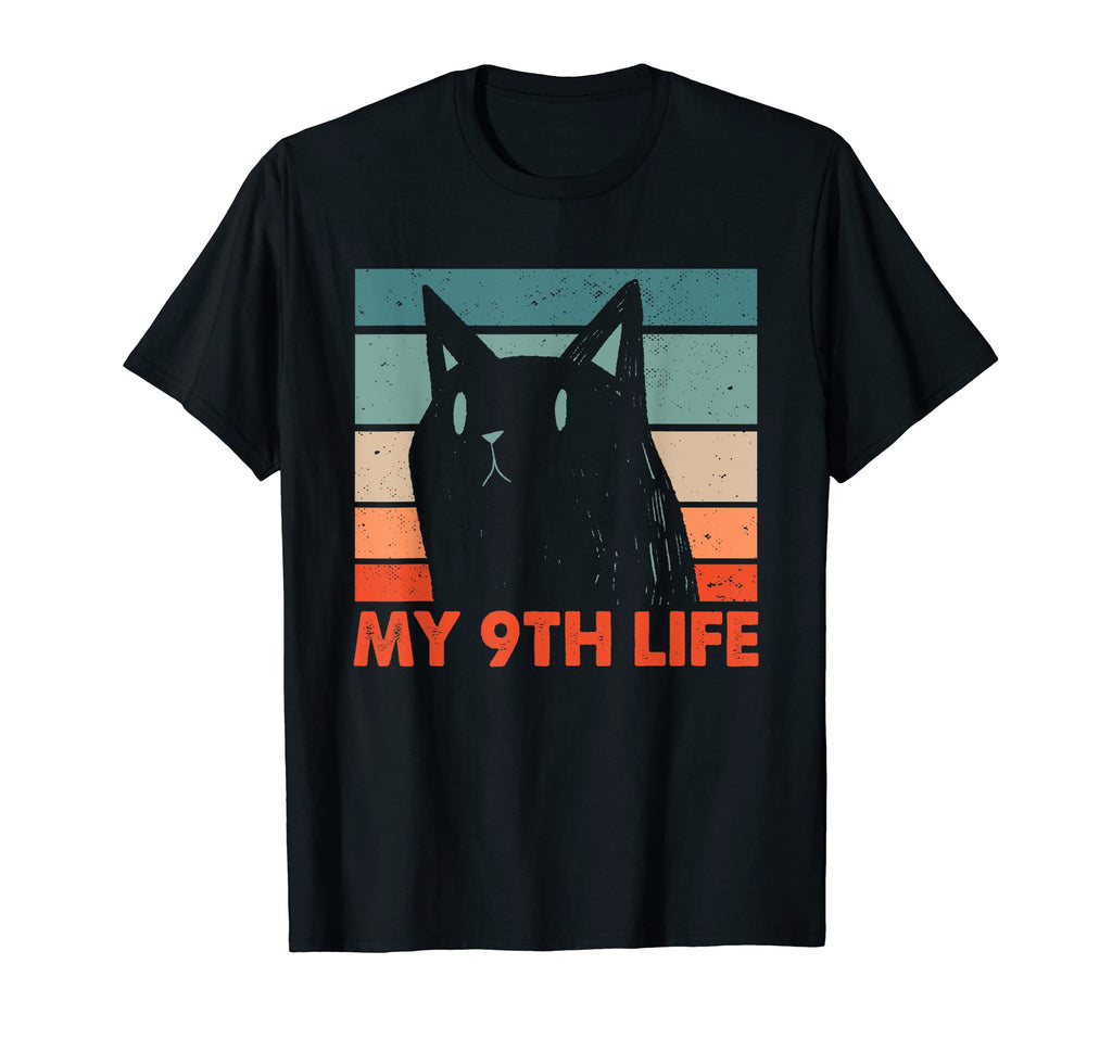 My 9Th Life Cat Lover Birthday Kitten Bday T-Shirt - Unique Graphic Unisex - T-Shirt, Sweatshirt, Hoodie