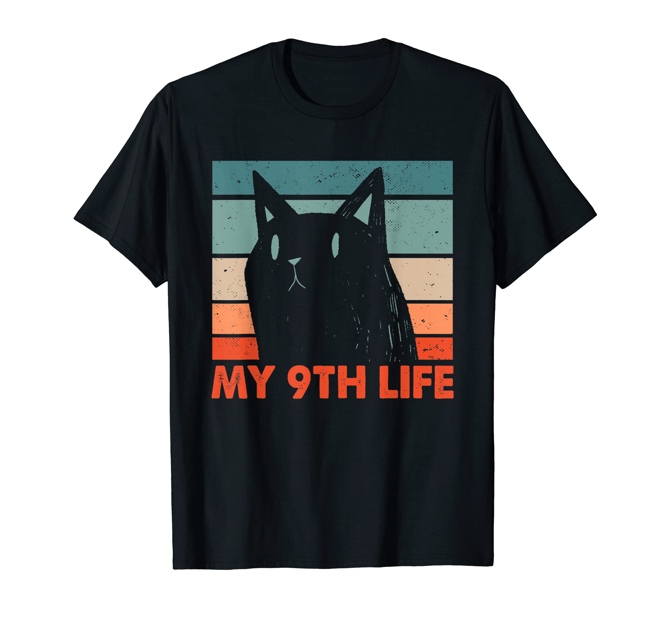 My 9Th Life Cat Lover Birthday Kitten Bday T-Shirt - Unique Graphic Unisex - T-Shirt, Sweatshirt, Hoodie