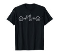 Golfing Sad Face Golf Happy Face Funny T-Shirt - Fun Novelty Design Unisex - T-Shirt, Sweatshirt, Hoodie