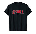 Omaha Nebraska Ne Sports Red T-Shirt - Custom Art Print Men Women - T-Shirt, Sweatshirt, Hoodie