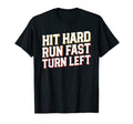 Funny Baseball Hit Hard Run Fast Turn T-Shirt - Streetwear Style Men Women - T-Shirt, Sweatshirt, Hoodie
