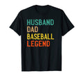 Mens Husband Dad Baseball Legend T-Shirt - Unique Graphic for Adults - T-Shirt, Sweatshirt, Hoodie