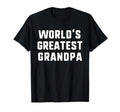 Worlds Greatest Grandpa Funny Family T-Shirt - Trendy Graphic Men Women - T-Shirt, Sweatshirt, Hoodie