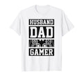 Husband Dad Gamer Gamer Gift T-Shirt - Custom Art Print Men Women - T-Shirt, Sweatshirt, Hoodie