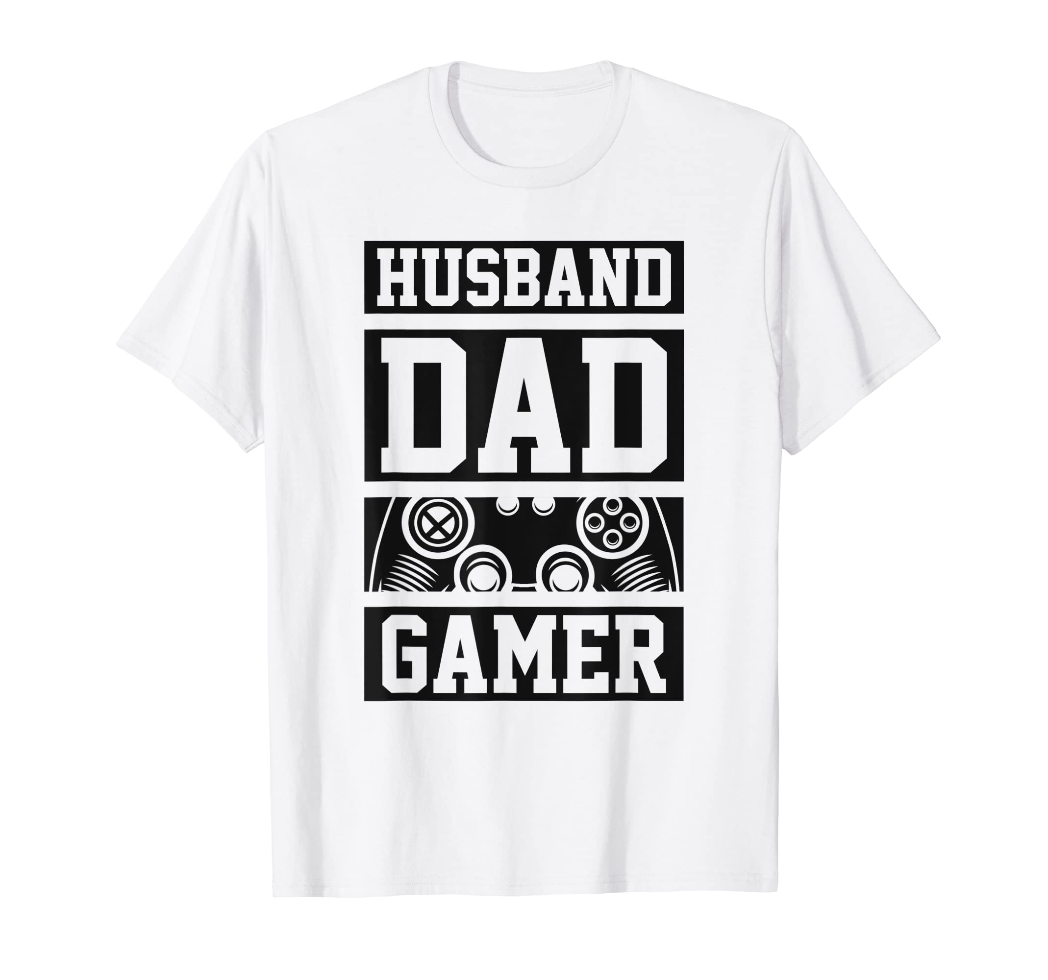 Husband Dad Gamer Gamer Gift T-Shirt - Custom Art Print Men Women - T-Shirt, Sweatshirt, Hoodie