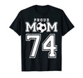 Number 74 Custom Proud Soccer Futbol T-Shirt - Casual Everyday Wear Unisex - T-Shirt, Sweatshirt, Hoodie