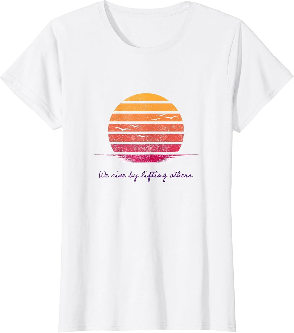 We Rise by Lifting Others Inspirational Quotes - Adult & Kids T-Shirts, Sweatshirts & Hoodies apparel design preview 1