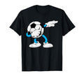Dabbing Soccer Ball Funny Cartoon Soccer T-Shirt - Novelty Apparel Unisex - T-Shirt, Sweatshirt, Hoodie