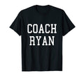 Coach Ryan Custom Football Soccer Baseball T-Shirt - Trendy Graphic Unisex - T-Shirt, Sweatshirt, Hoodie