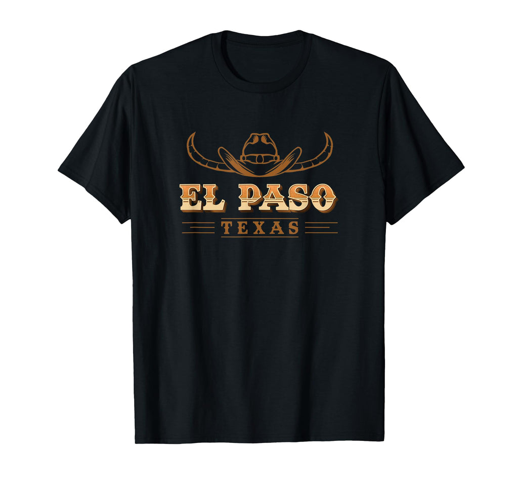 El Paso Texas Cowboy Hat Cattle T-Shirt - Aesthetic Graphic Men Women - T-Shirt, Sweatshirt, Hoodie