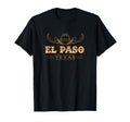 El Paso Texas Cowboy Hat Cattle T-Shirt - Aesthetic Graphic Men Women - T-Shirt, Sweatshirt, Hoodie