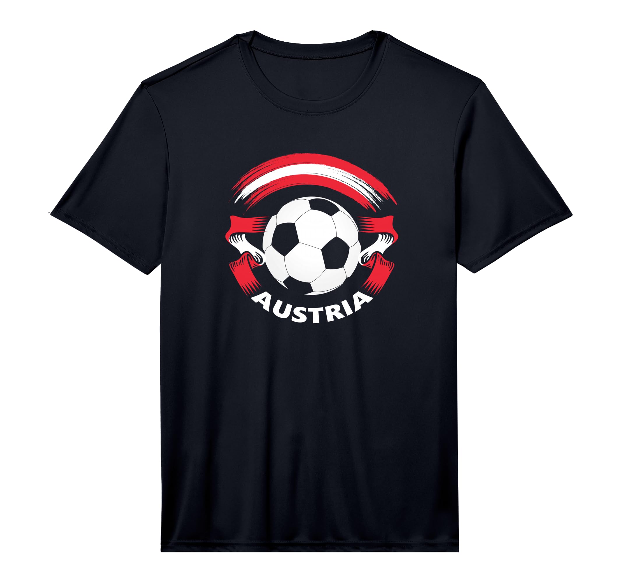 Austria Soccer Fan Flag And Football T-Shirt - Streetwear Style Unisex - T-Shirt, Sweatshirt, Hoodie