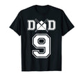 Number 9 Players Biggest Fan Baseball Or T-Shirt - Custom Art Print Unisex - T-Shirt, Sweatshirt, Hoodie