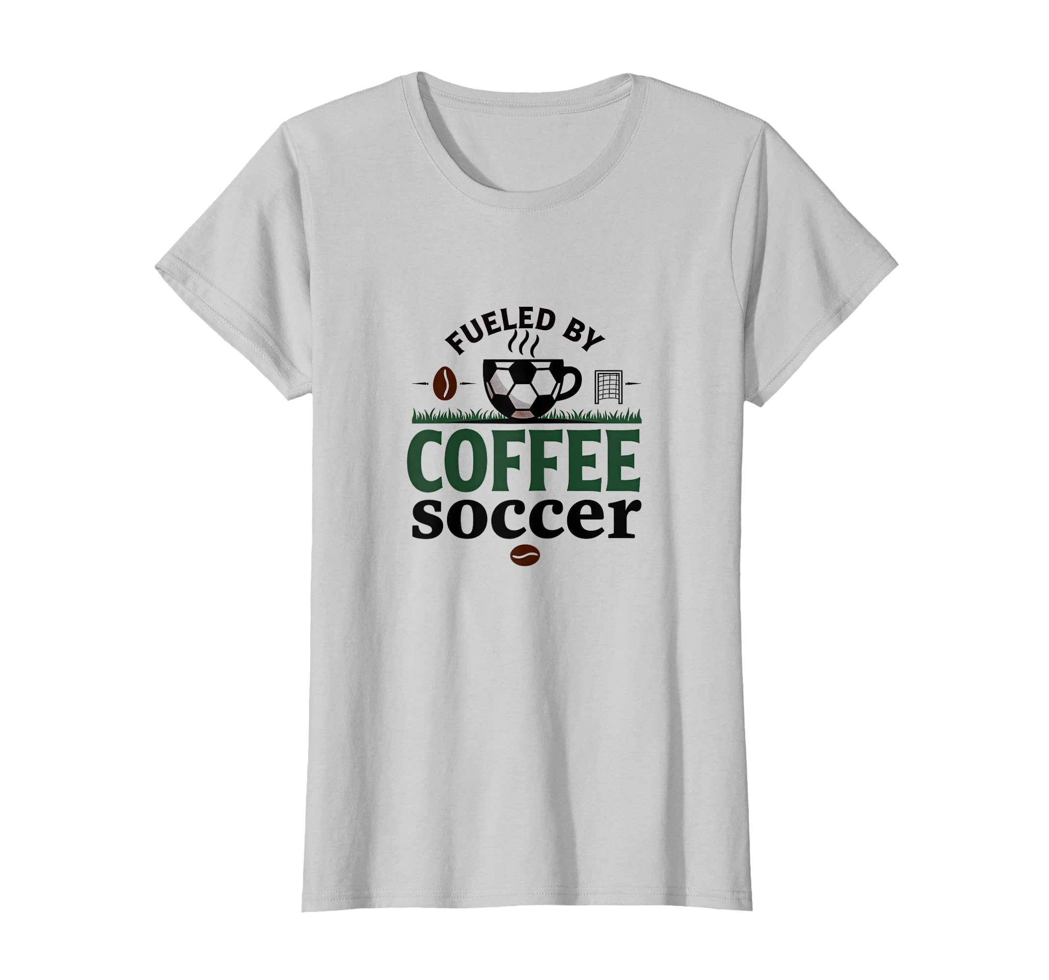 Fueled Coffee Soccer Sport Fan Soccer Mom T-Shirt - Graphic Print Unisex - T-Shirt, Sweatshirt, Hoodie