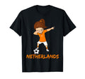 Netherlands Soccer Dabbing Dutch T-Shirt - Trendy Graphic for Adults - T-Shirt, Sweatshirt, Hoodie