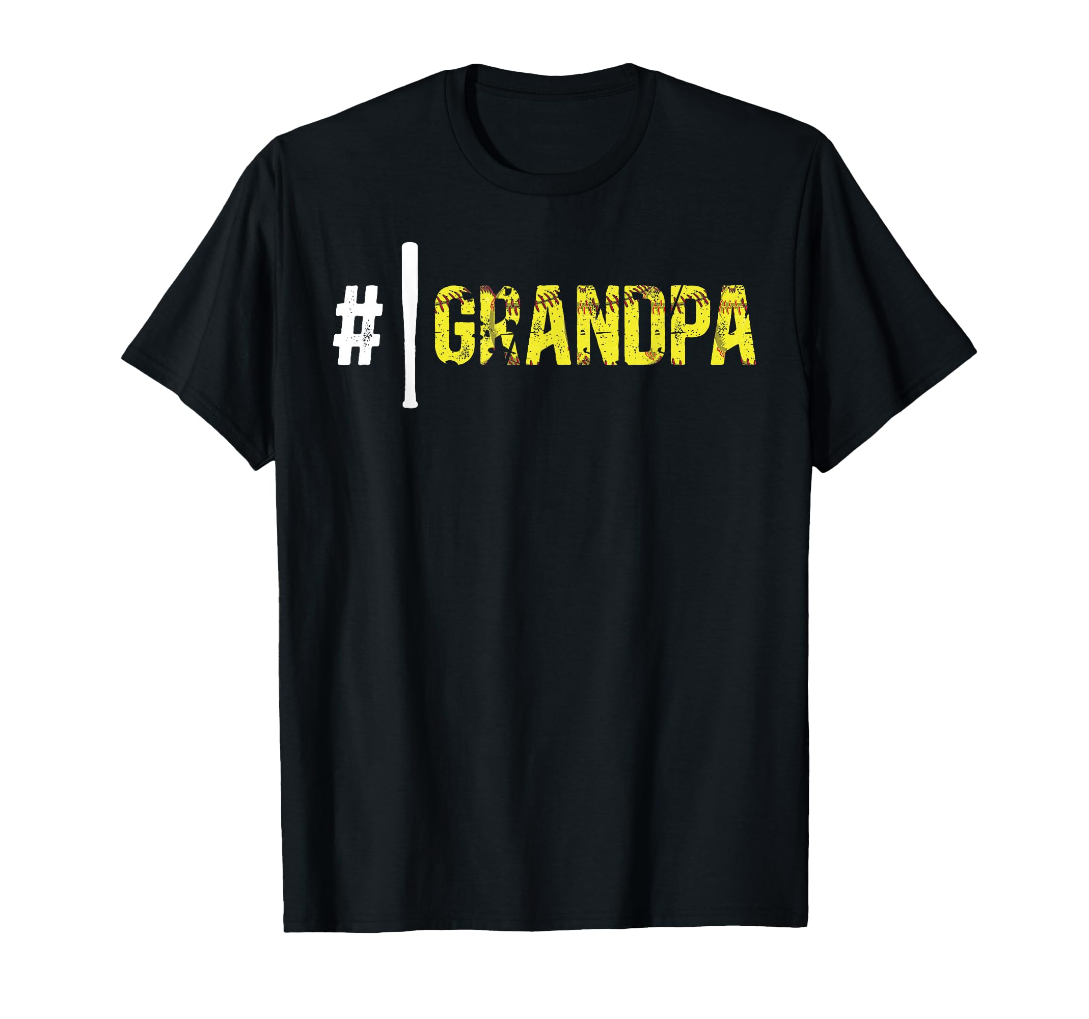 1 Grandpa Softball Grandpa Softball T-Shirt - Custom Art Print Men Women - T-Shirt, Sweatshirt, Hoodie