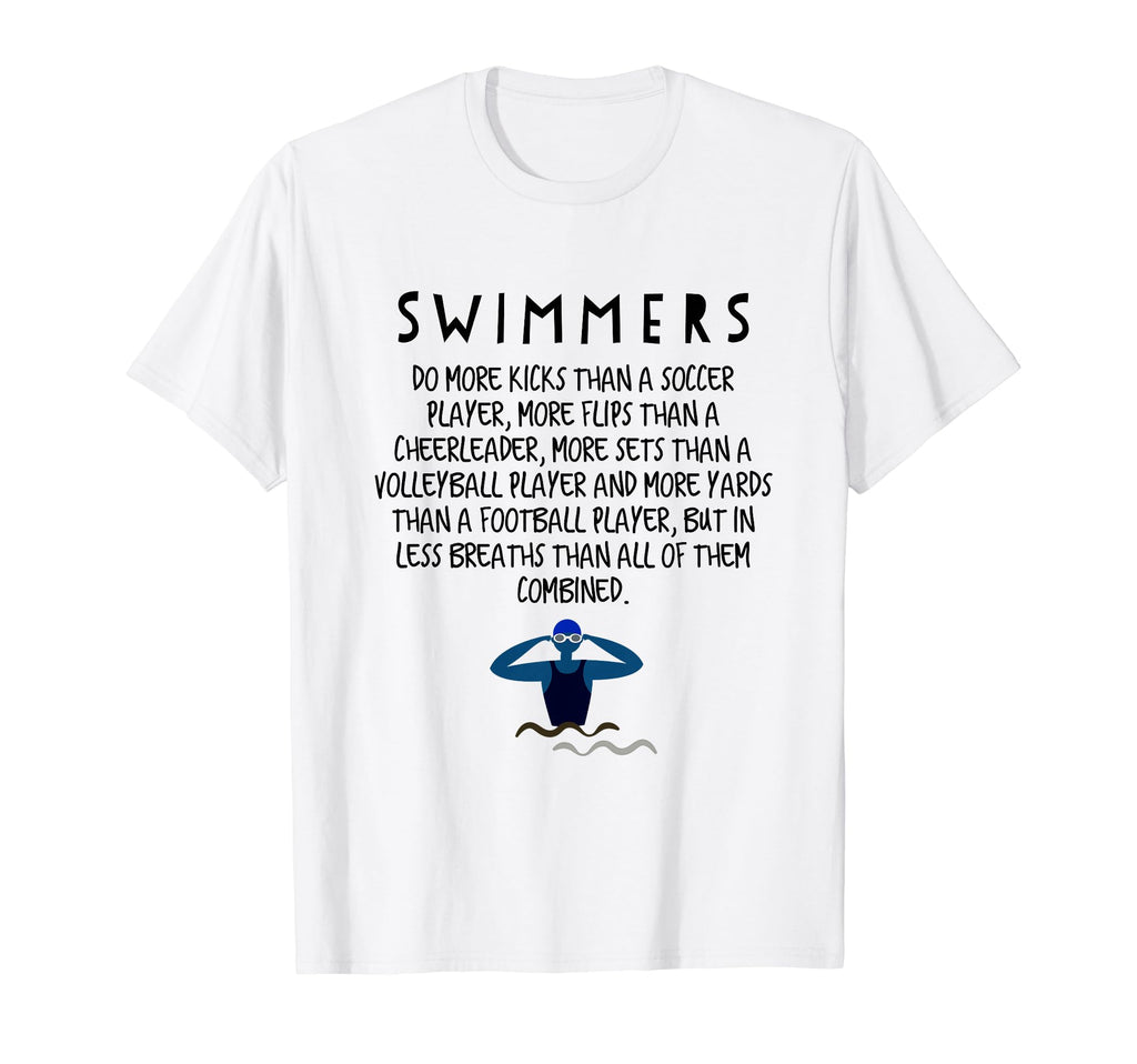 Funny Professional Swimmer Does More T-Shirt - Aesthetic Graphic Men Women - T-Shirt, Sweatshirt, Hoodie
