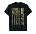 Camo Dad American Flag T-Shirt - Casual Everyday Wear for Adults - T-Shirt, Sweatshirt, Hoodie
