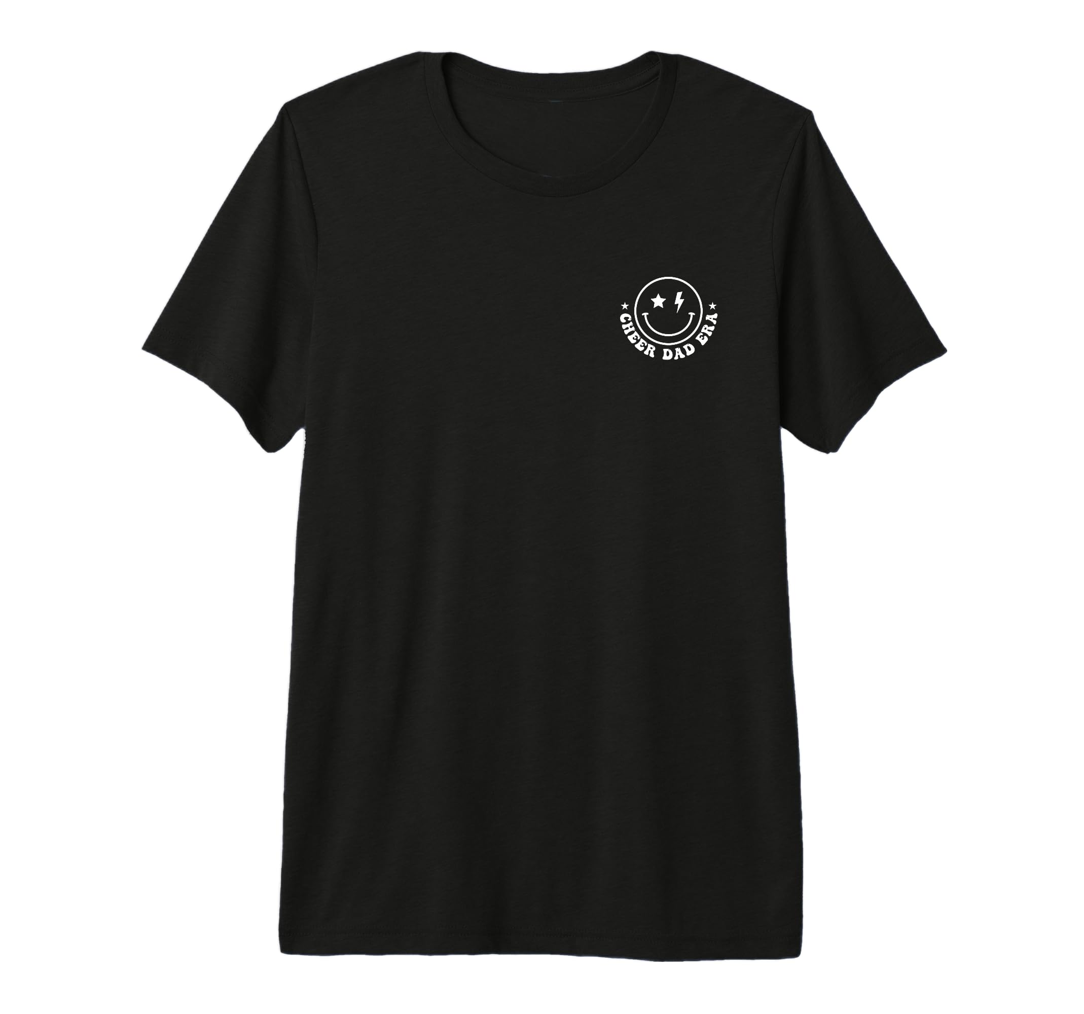 My Cheer Dad Era Groovy 2 Sides Tri T-Shirt - Casual Everyday Wear Unisex - T-Shirt, Sweatshirt, Hoodie