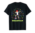 Sebastian Personalised Soccer Footballer T-Shirt - Graphic Print Unisex - T-Shirt, Sweatshirt, Hoodie