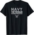US Navy Veteran Honor Courage Commitment - Adult & Kids T-Shirts, Sweatshirts & Hoodies apparel design preview 1
