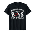 Outnumbered Funny Mom Soccer Family T-Shirt - Aesthetic Graphic for Adults - T-Shirt, Sweatshirt, Hoodie
