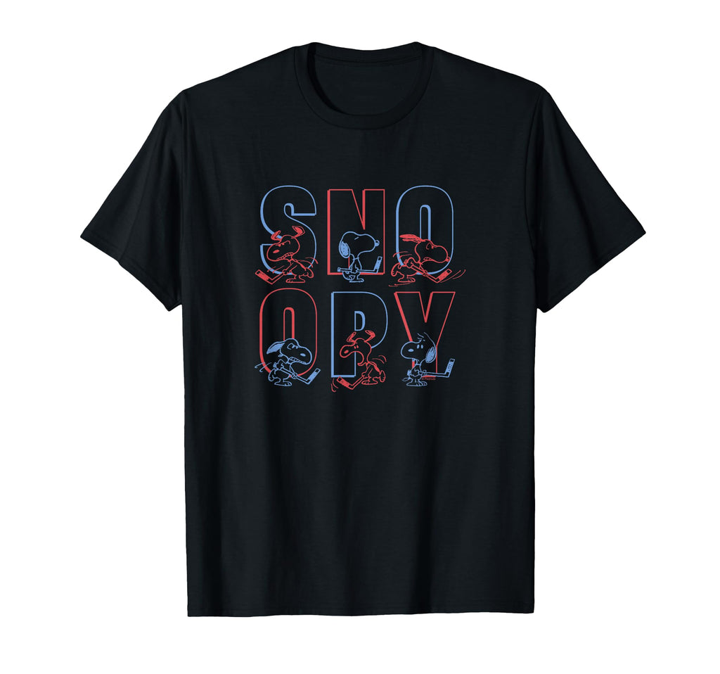 Snoopy Hockey Team T-Shirt - Streetwear Style for Adults - T-Shirt, Sweatshirt, Hoodie