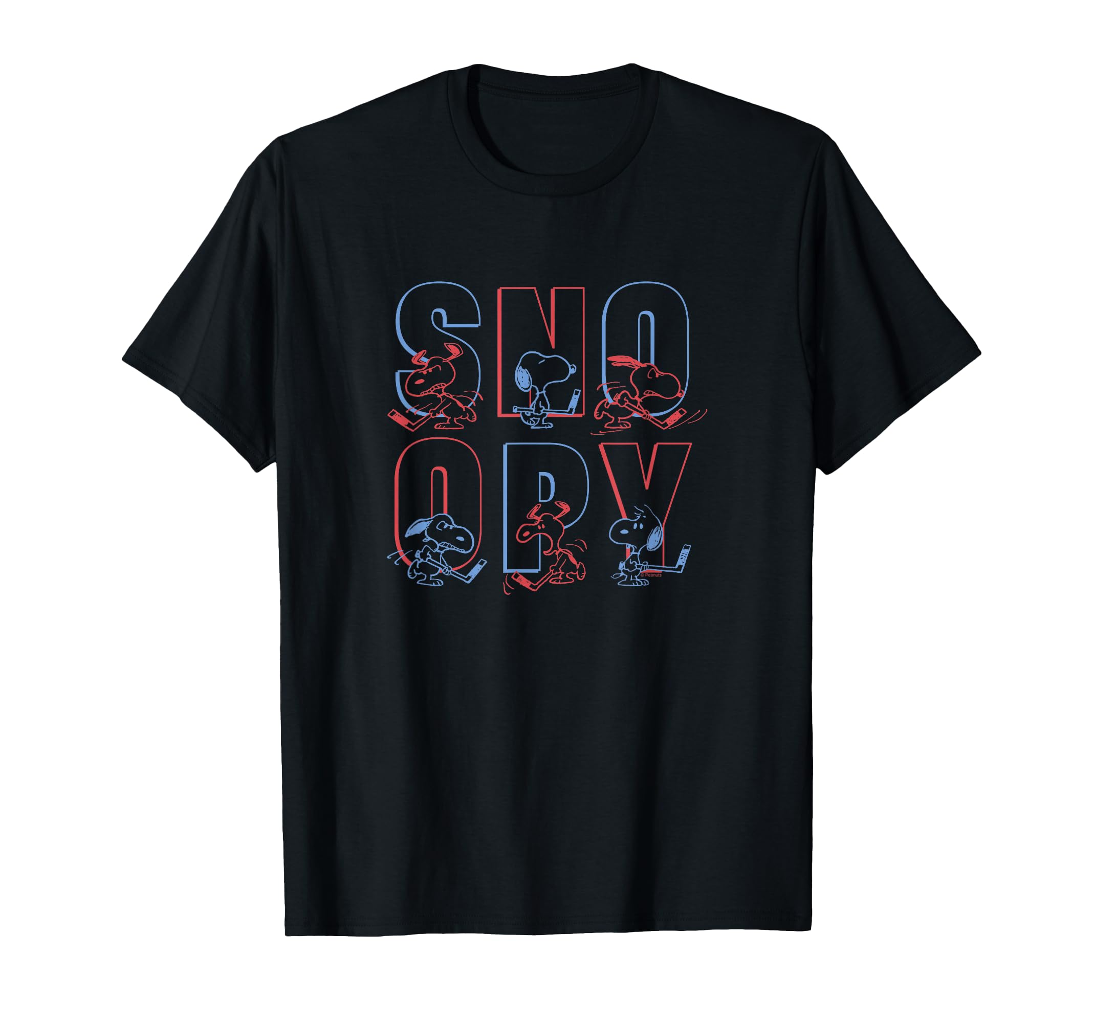 Snoopy Hockey Team T-Shirt - Streetwear Style for Adults - T-Shirt, Sweatshirt, Hoodie