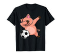 Dabbing Pig Funny Soccer Lovers Jersey T-Shirt - Unique Graphic for Adults - T-Shirt, Sweatshirt, Hoodie