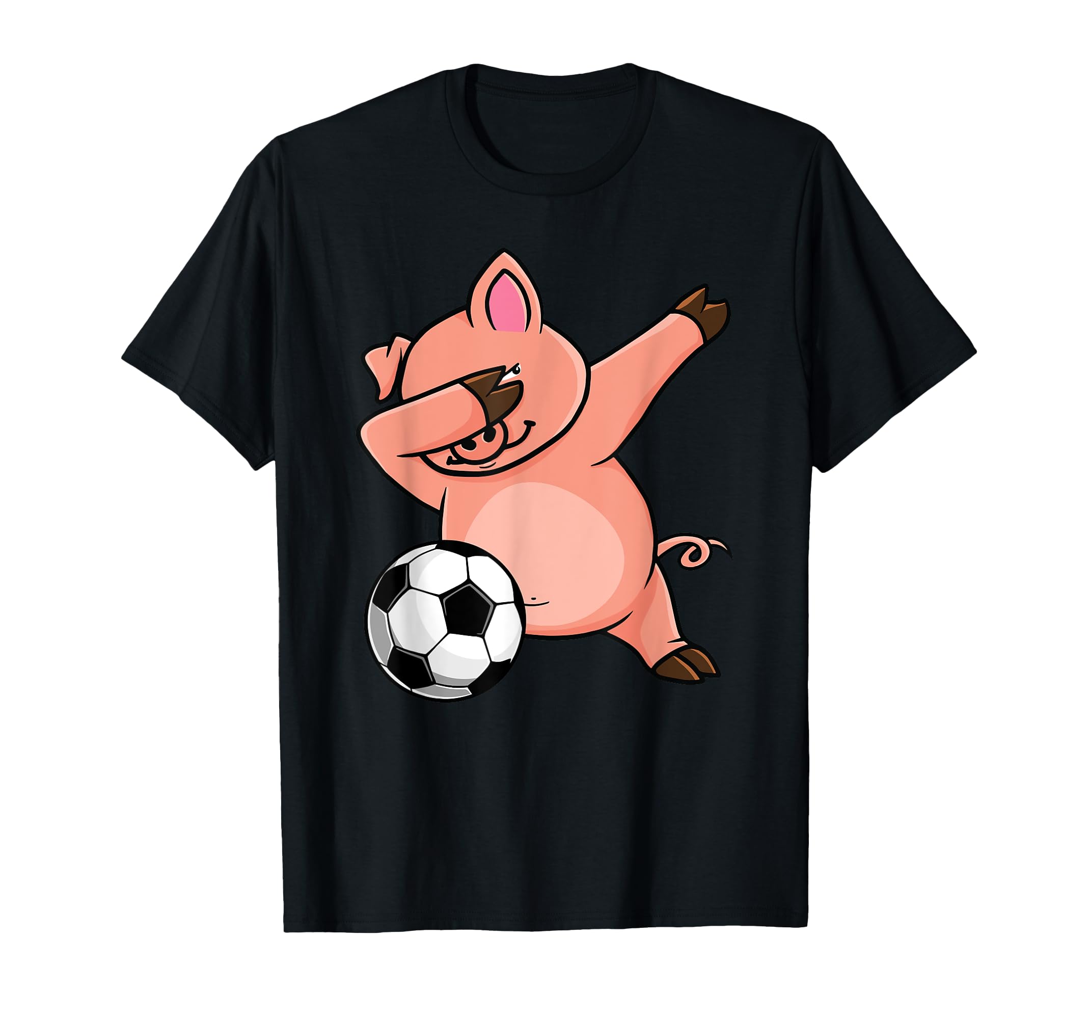 Dabbing Pig Funny Soccer Lovers Jersey T-Shirt - Unique Graphic for Adults - T-Shirt, Sweatshirt, Hoodie