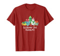 Sleighin Like Rudolph Dad Jokes T-Shirt - Aesthetic Graphic for Adults - T-Shirt, Sweatshirt, Hoodie