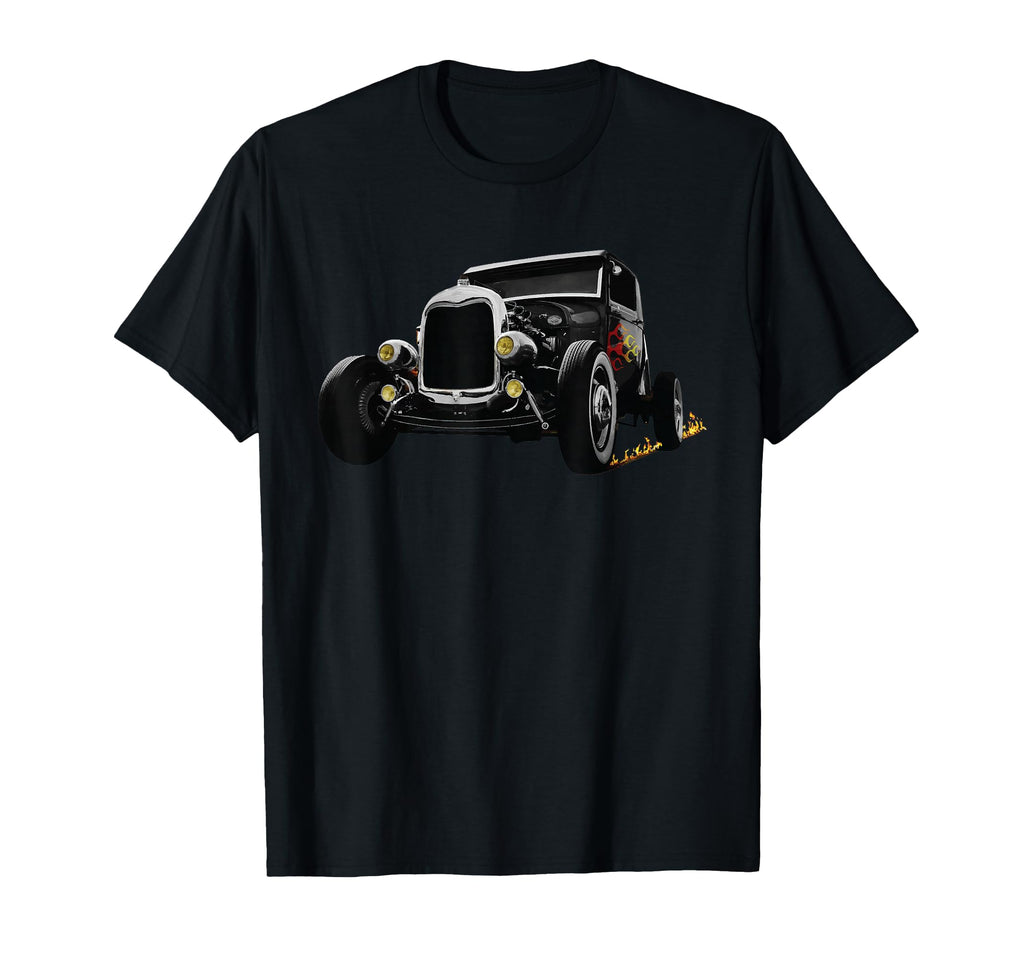 Hot Rod Car Race Hotrod Rat Rod Dad T-Shirt - Minimalist Print for Adults - T-Shirt, Sweatshirt, Hoodie