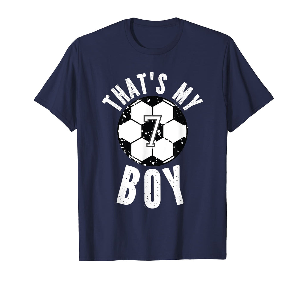 Thats My Soccer Jersey Number 7 Dad Mom T-Shirt - Minimalist Print Unisex - T-Shirt, Sweatshirt, Hoodie