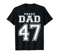 Number 47 Custom Proud Soccer Futbol T-Shirt - Aesthetic Graphic Unisex - T-Shirt, Sweatshirt, Hoodie