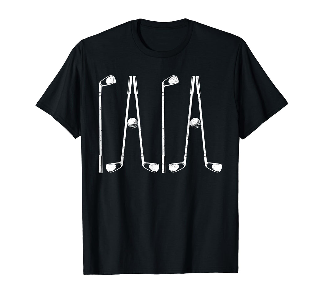 Papa Golfer Dad Golf Club Golfing T-Shirt - Fun Novelty Design for Adults - T-Shirt, Sweatshirt, Hoodie