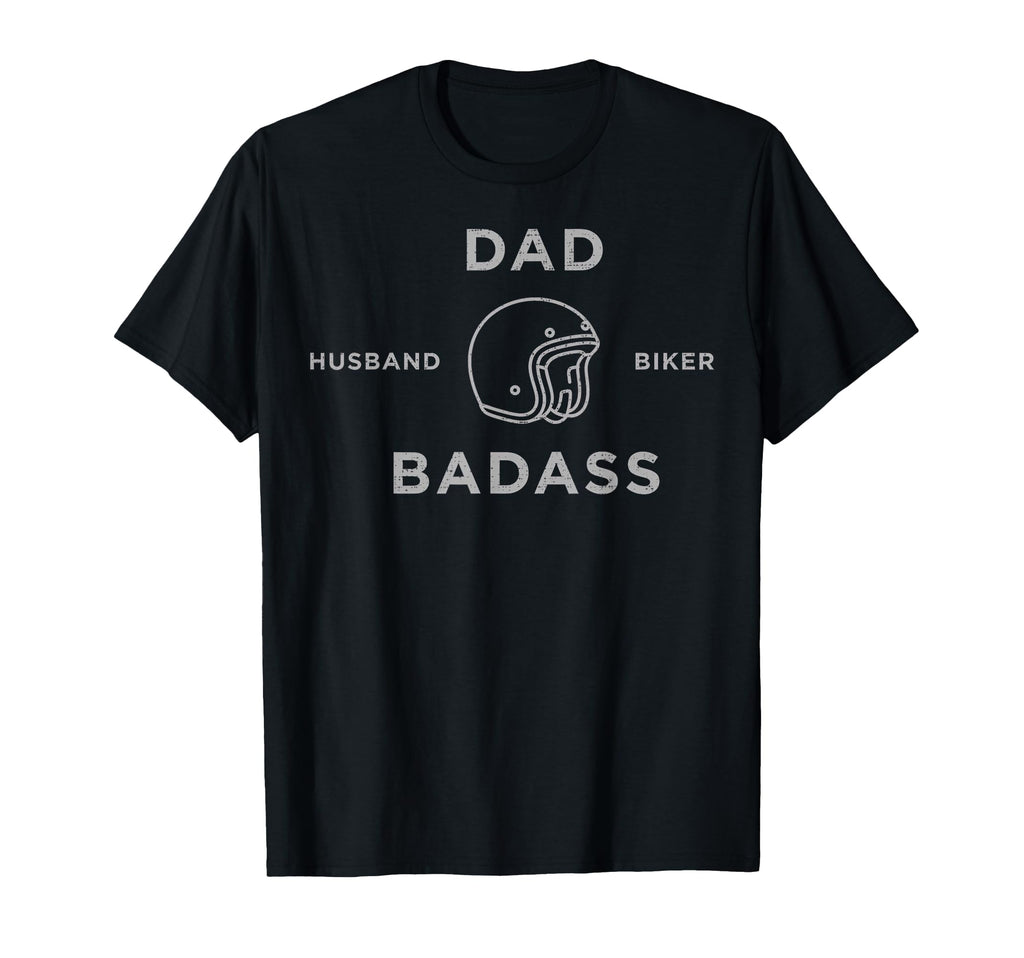 Dad Husband Biker Funny Motorcycle T-Shirt - Minimalist Print Unisex - T-Shirt, Sweatshirt, Hoodie