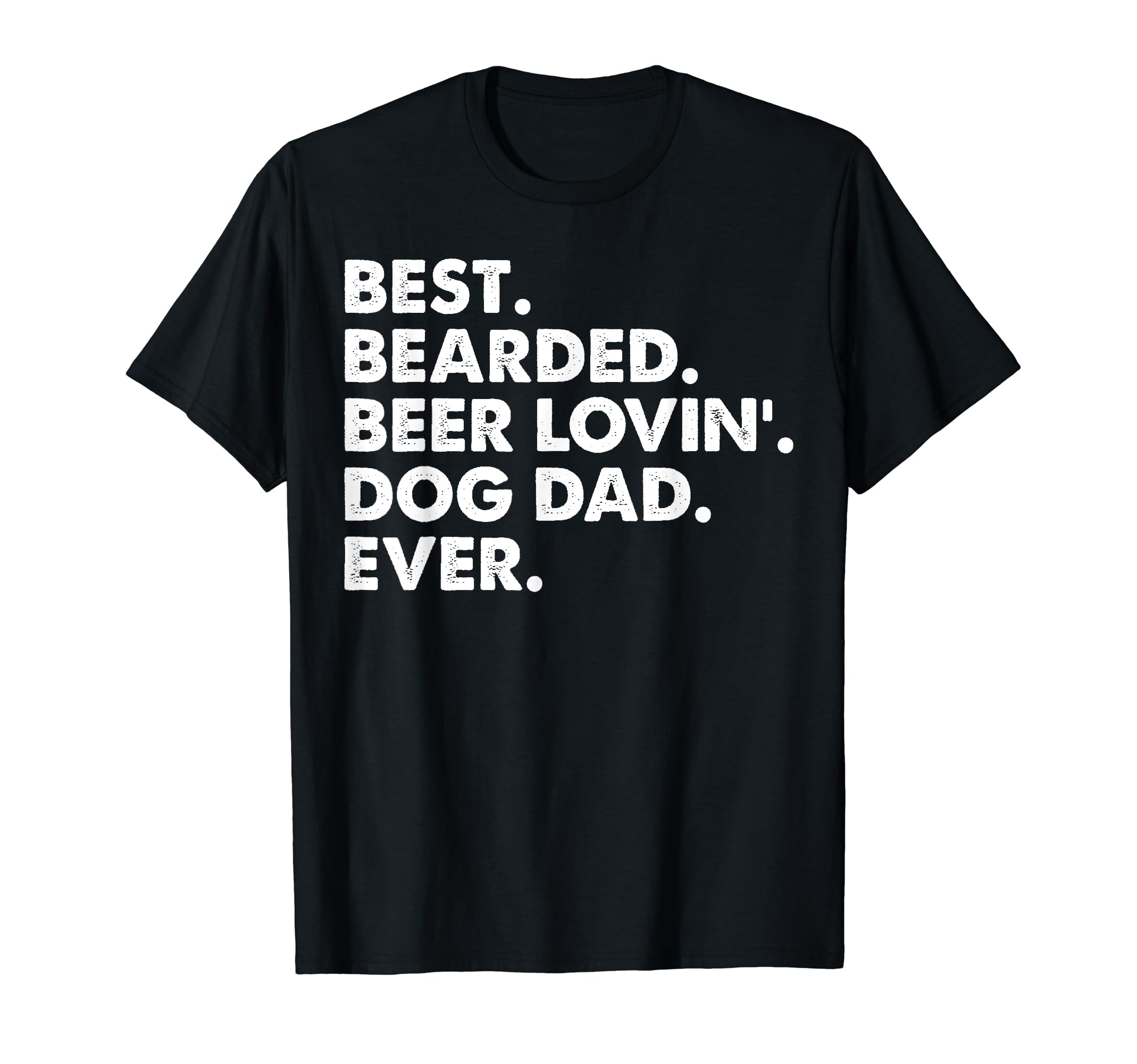 Beer Lover Dog Owner Best Bearded T-Shirt - Minimalist Print for Adults - T-Shirt, Sweatshirt, Hoodie