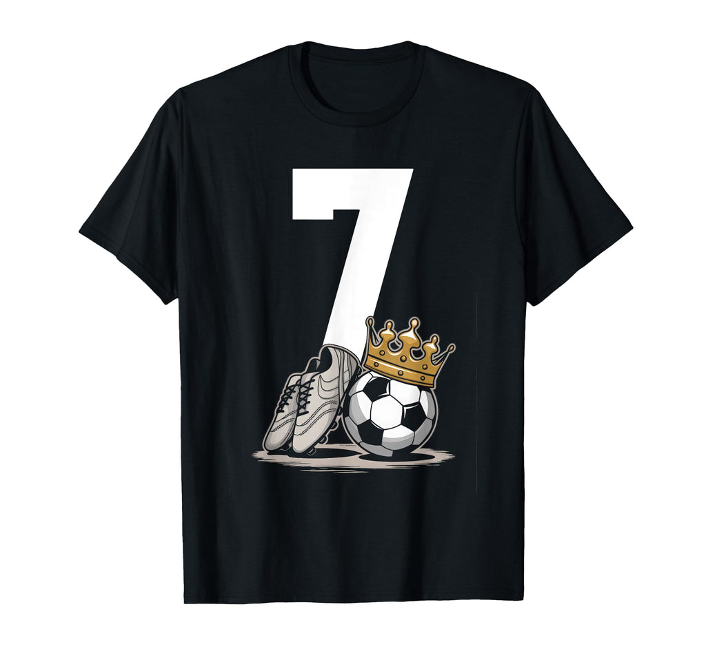 7 Soccer Birthday Gift Soccer Fan T-Shirt - Fun Novelty Design Men Women - T-Shirt, Sweatshirt, Hoodie
