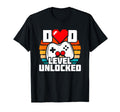 Dad Level Unlocked Gamer Dad New Dad T-Shirt - Unique Graphic Unisex - T-Shirt, Sweatshirt, Hoodie