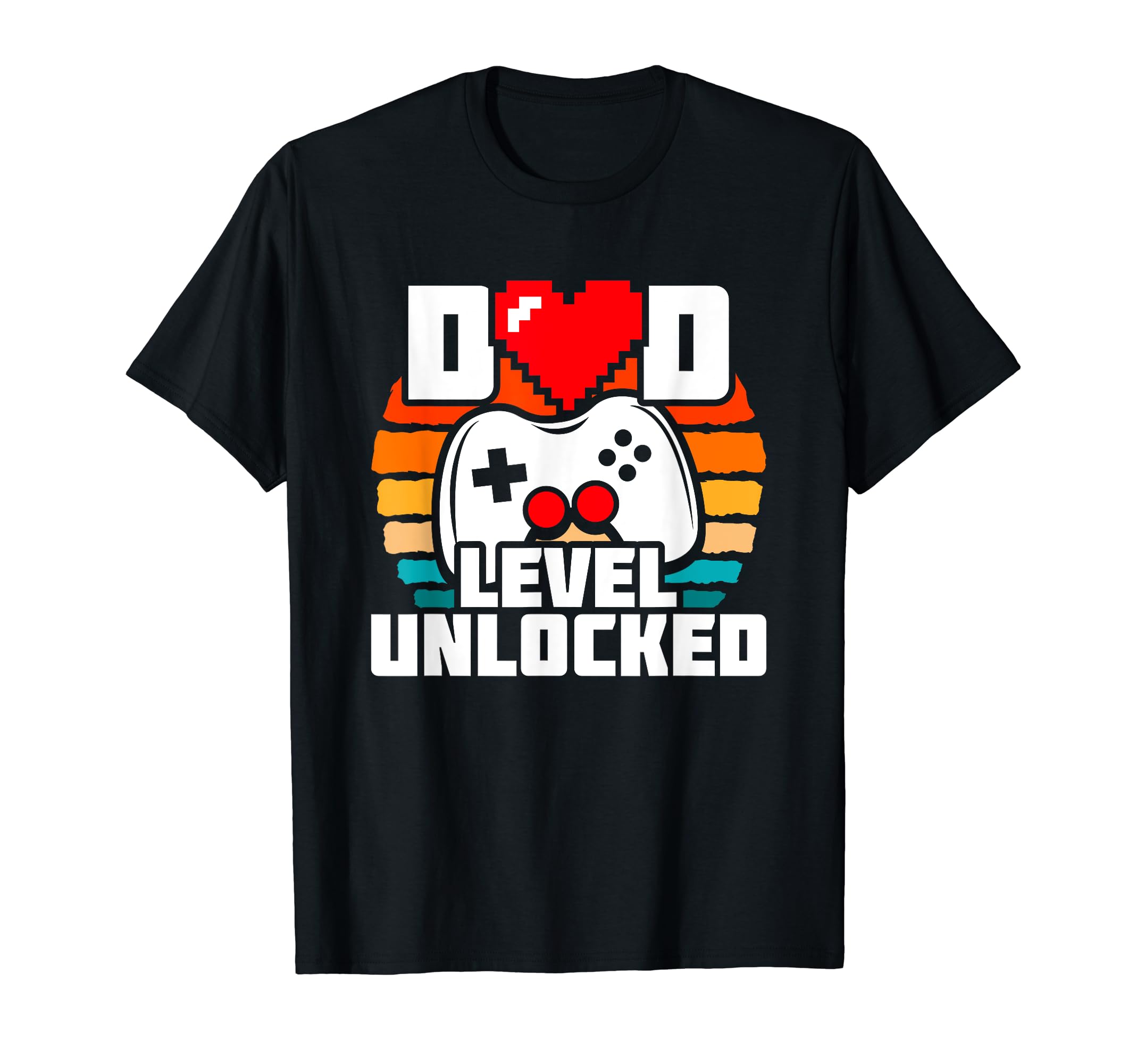 Dad Level Unlocked Gamer Dad New Dad T-Shirt - Unique Graphic Unisex - T-Shirt, Sweatshirt, Hoodie