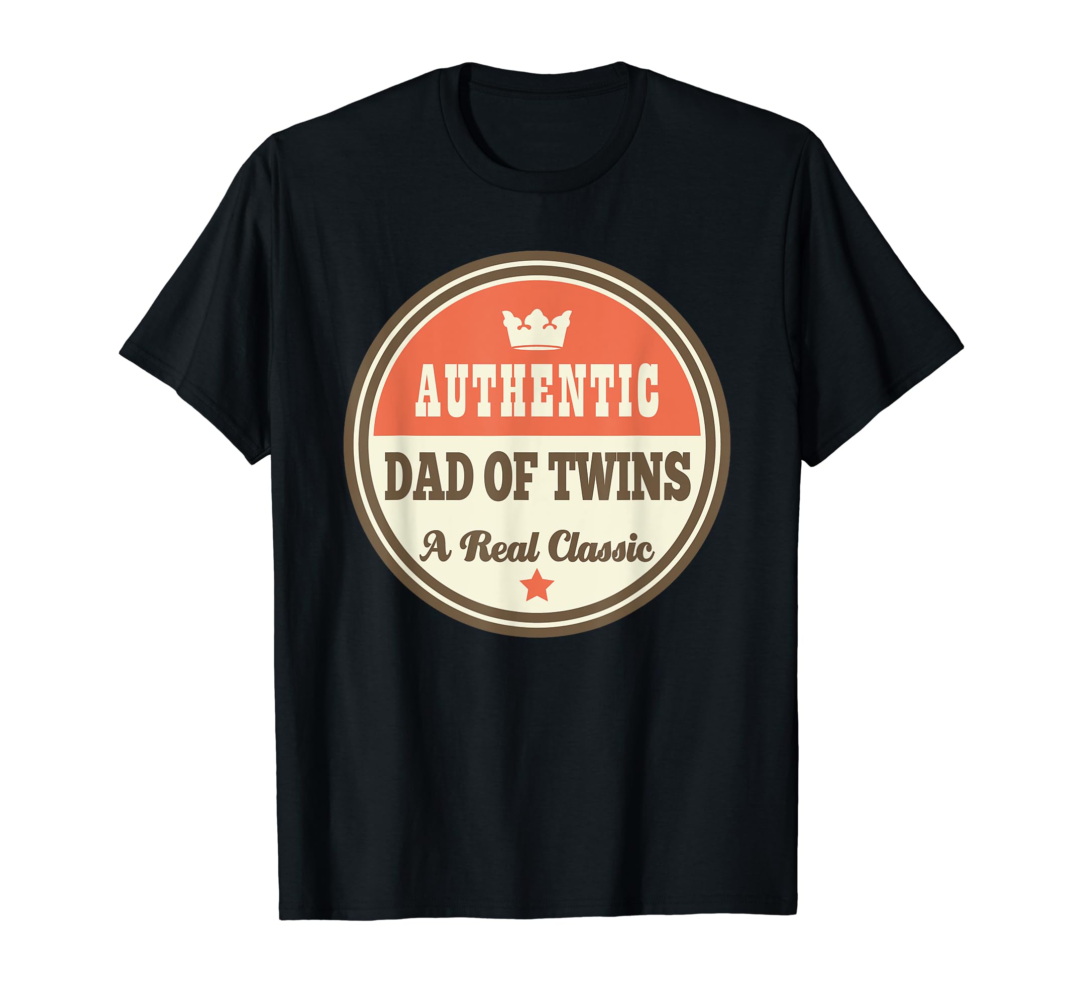 Dad Twins Funny Announcement Gift T-Shirt - Minimalist Print for Adults - T-Shirt, Sweatshirt, Hoodie