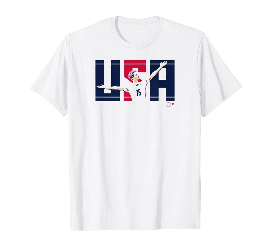 Usa Rapinoe Pose Megan Rapinoe Uswnt T-Shirt - Novelty Apparel for Adults - T-Shirt, Sweatshirt, Hoodie