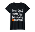 Basketball Sister Biggest Fan Little T-Shirt - Streetwear Style Men Women - T-Shirt, Sweatshirt, Hoodie