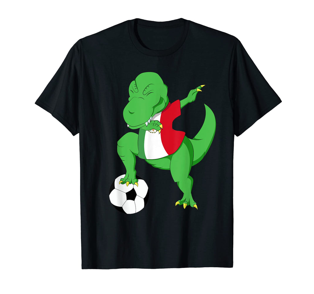 Dabbing Soccer T Rex Mexico Jersey T-Shirt - Fun Novelty Design Men Women - T-Shirt, Sweatshirt, Hoodie